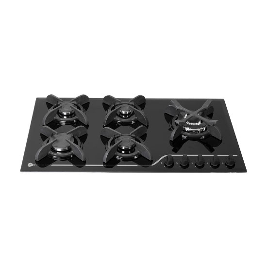 اجاق گاز 5 شعله شیشه ای مدل روژین درسا DG2102