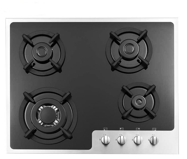 اجاق گاز 4 شعله شیشه ای مدل G4652 S استیل البرز