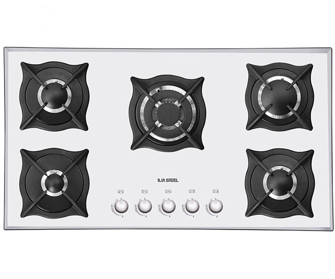 اجاق گاز شیشه ای ایلیا استیل مدل G524 W