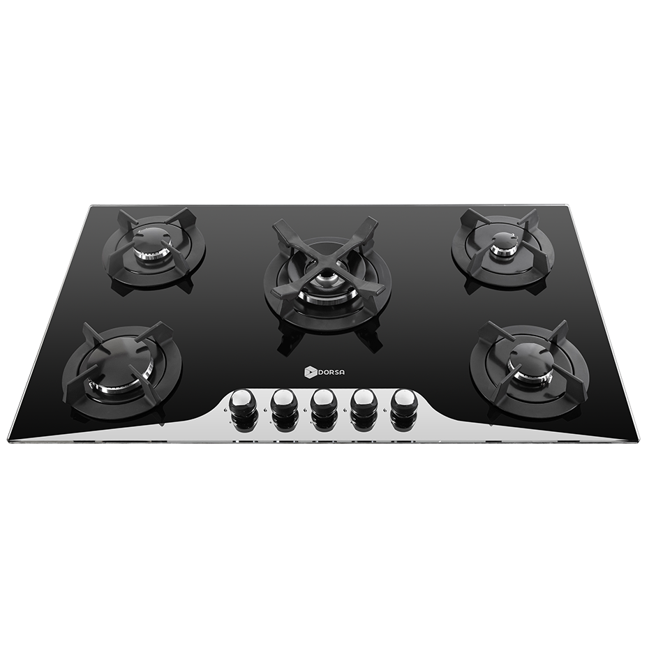 اجاق گاز شیشه ای نقره ای درسا مدل DG 2111-5M