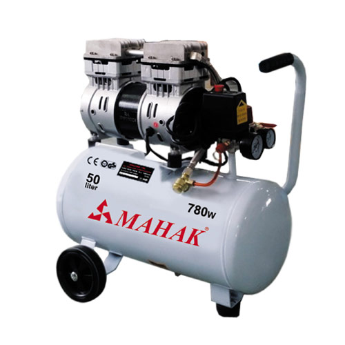 کمپرسور 50 لیتری بیصدا بدون روغن محک مجهز به شیر برقی HSU750-50L