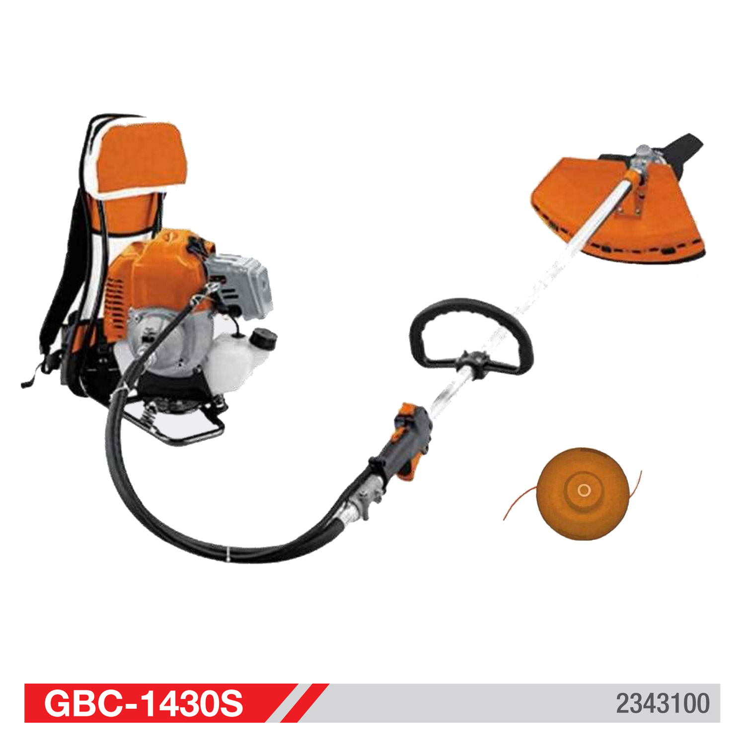 داس موتوری و علف زن بنزینی کوله پشتی تاپ گاردن محک GBC-1430S