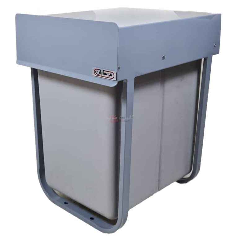 سطل زباله دو قلو 40 لیتری فراسازان مدل 1510