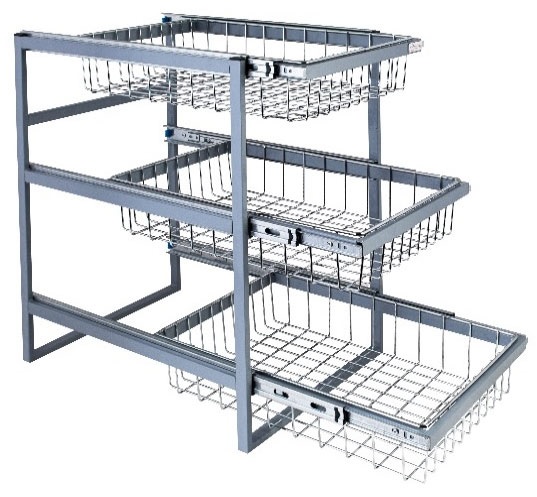 ﻛﻒ ﺗﻮري ﻳﻮﻧﻴﺖ دار با ریل سه ( ﺗﻴﻜﻪ) فراسازان