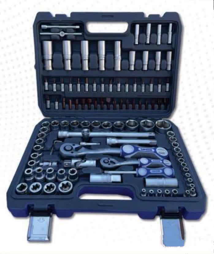 جعبه بکس صنعتی 108 پارچه 1/2 و 1/4 اینچ تندیس کد TT-2444