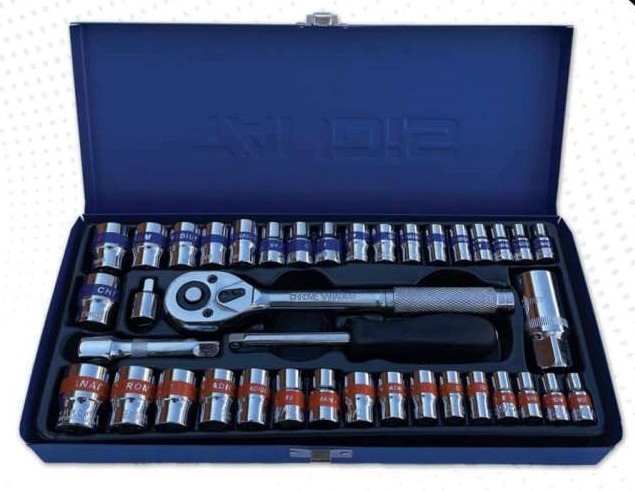 جعبه بکس 40 پارچه 1/4 و 3/8 اینچ تندیس کد TT-2448