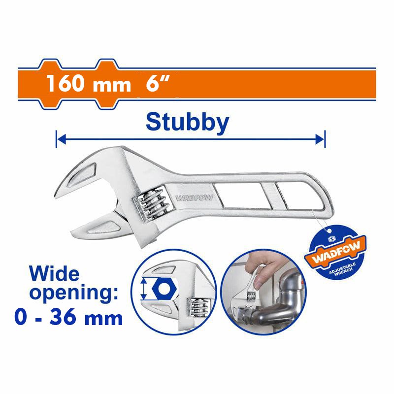 آچار فرانسه تاسیساتی 6 اینچ وادفو