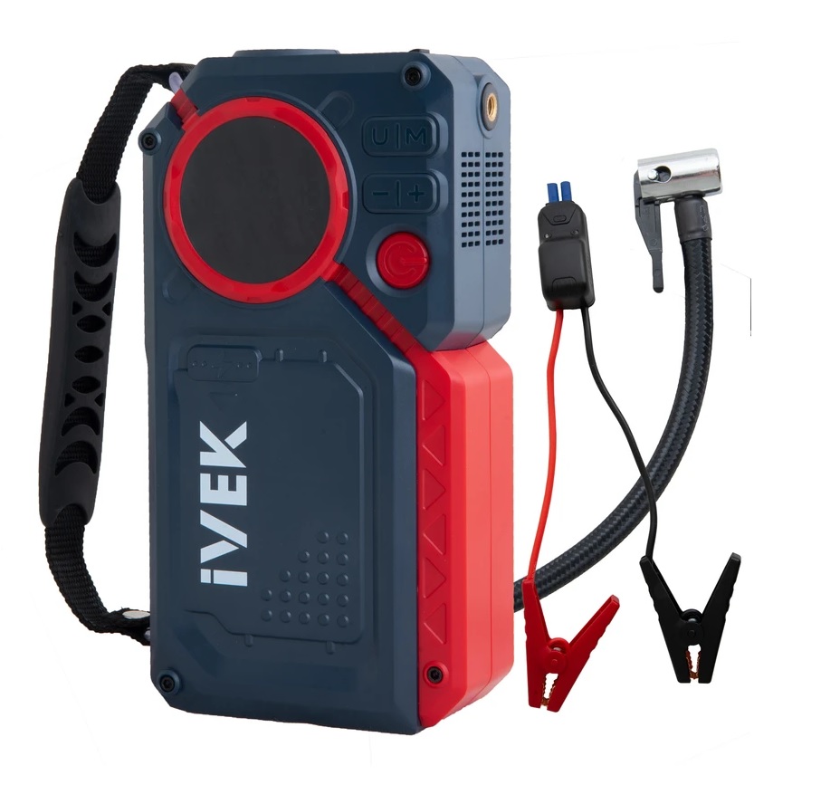 مینی کمپرسور شارژی و جامپ استارتر ایوک مدل K-6200