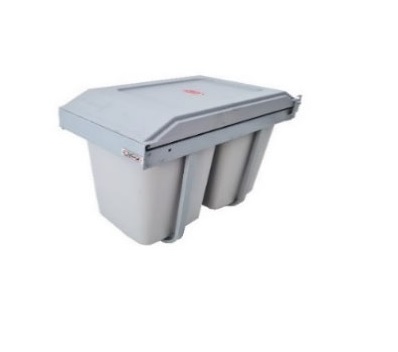 سطل زباله ریلی دو قلو فراسازان مدل 1502