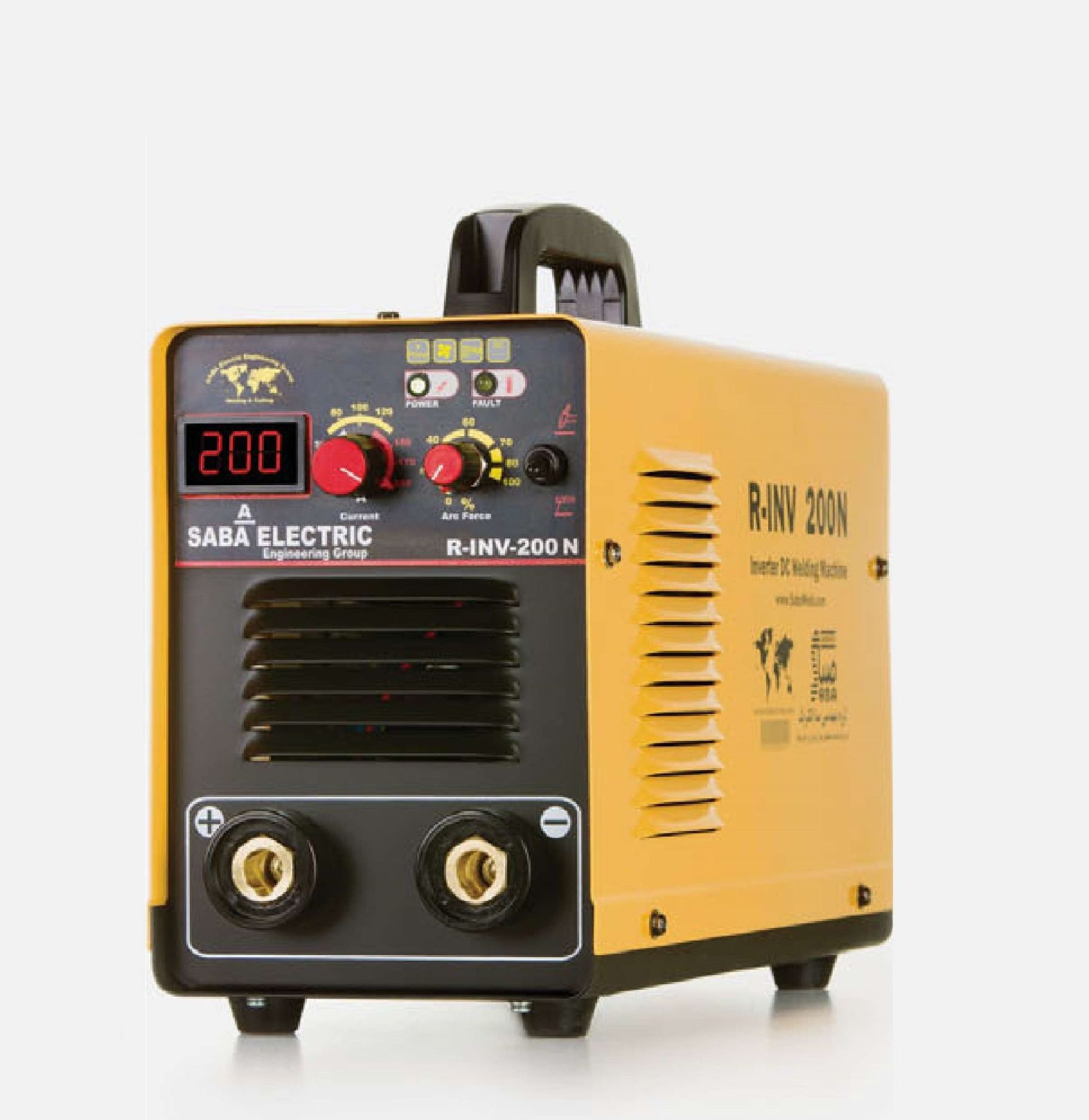 دستگاه جوش اینورتر 200 آمپر تک فاز صباالکتریک  R-INV-200N